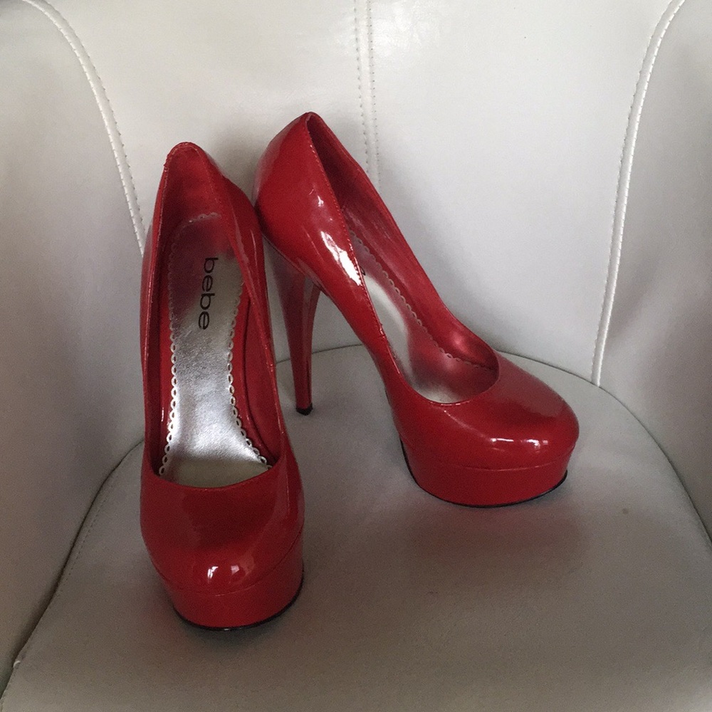 Bebe Red Pumps - image 1